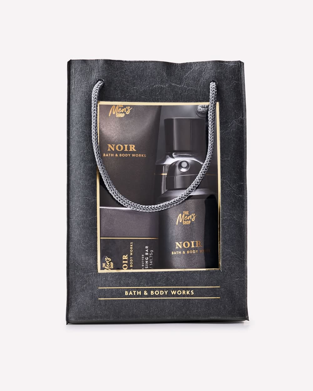 Bath & Body Works Noir Bath & Body Gift Set, 8.3x5.8 in (26.7 fl oz, 4 ct)