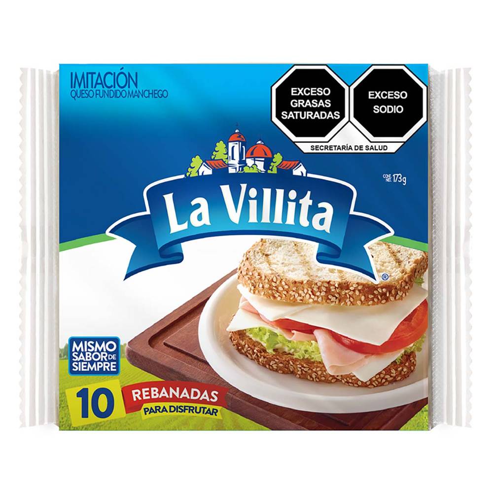 La Villita · Queso fundido manchego (10 un)