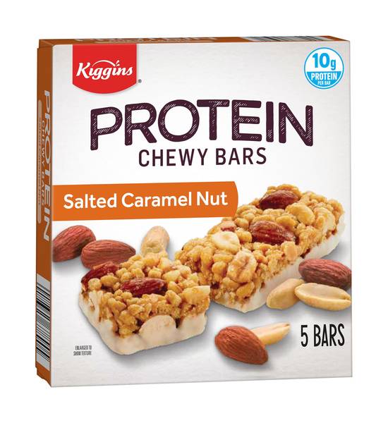 Kiggins Salted Carm Nut Protein Bars