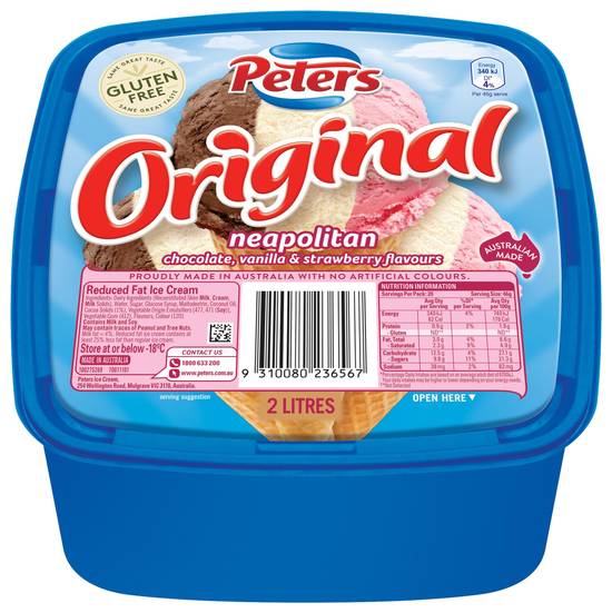 Peters Original Neapolitan Ice Cream 2L