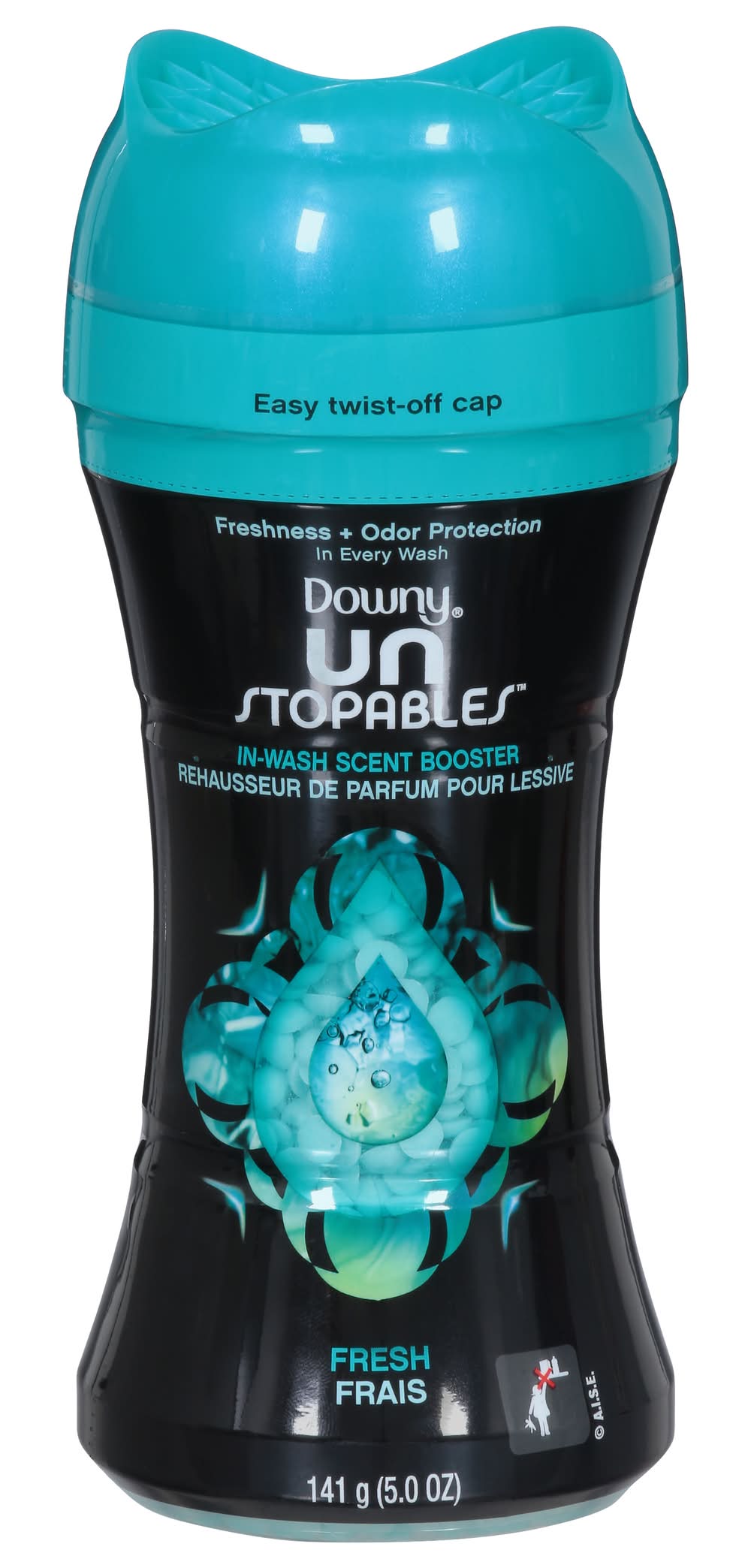 Downy Unstopables 24hr Non Stop Freshness in Wash Laundry Scent Boosters, Fresh (5 oz)