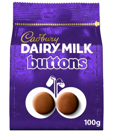 Cadbury Dairy Milk Buttons Chocolate Bag (100g)