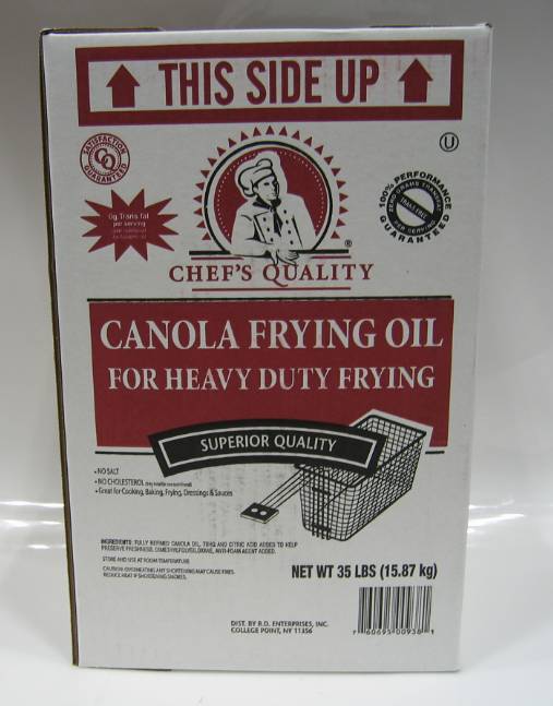Chef's Quality - Clear Canola Frying Oil - 35 lbs (1 Unit per Case)