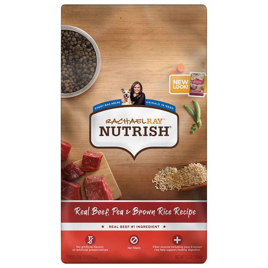 Rachael Ray Nutrish Beef, Pea & Brown Rice Adult Dog Food (3.5 lbs)