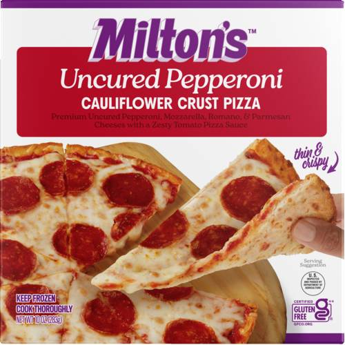 Milton's Uncured Pepperoni Cauliflower Crust Pizza