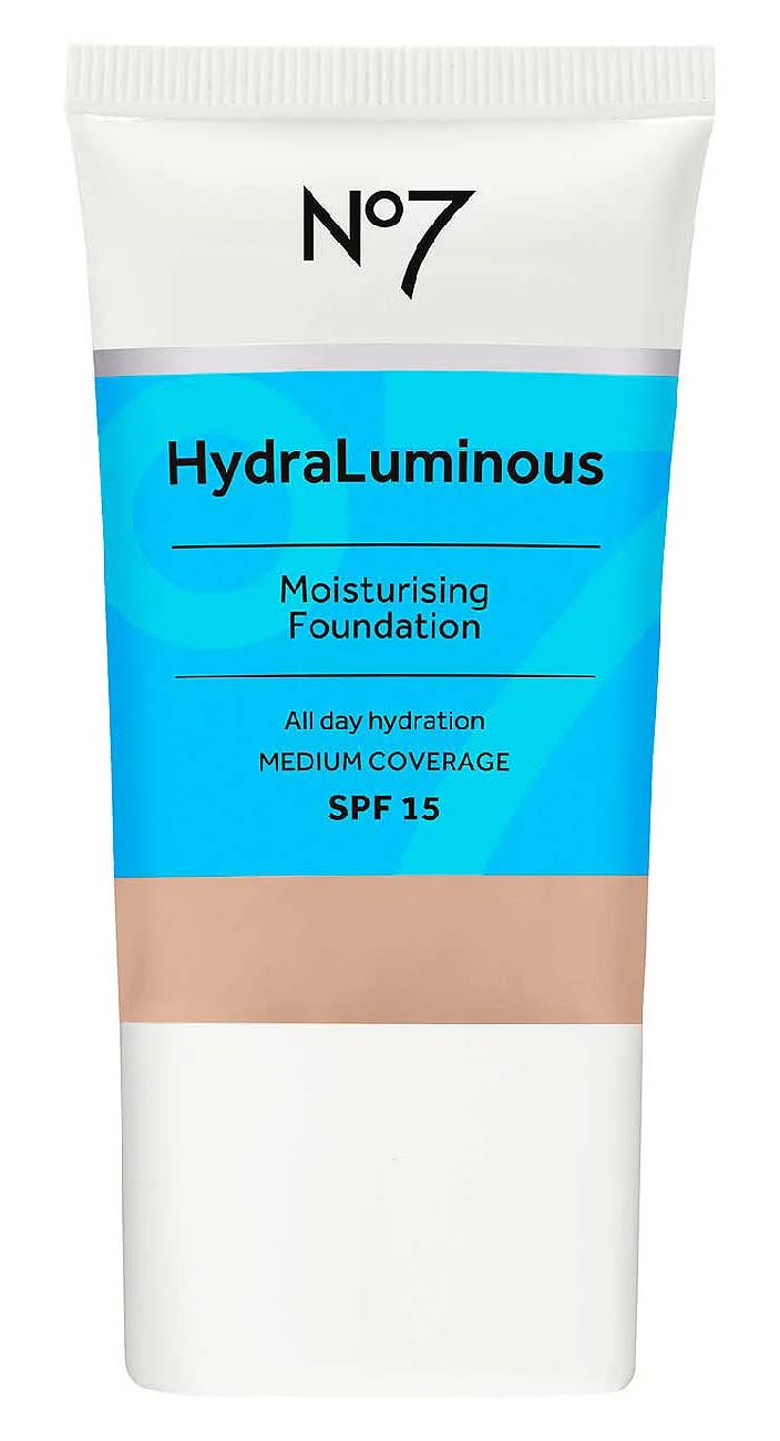 No7 Hydraluminous Moisturising Foundation Cream Porcelain 30Ml