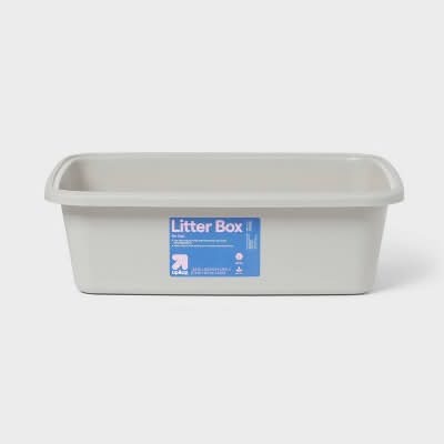 up&up Standard Waste Cat Pan, Large, Gray