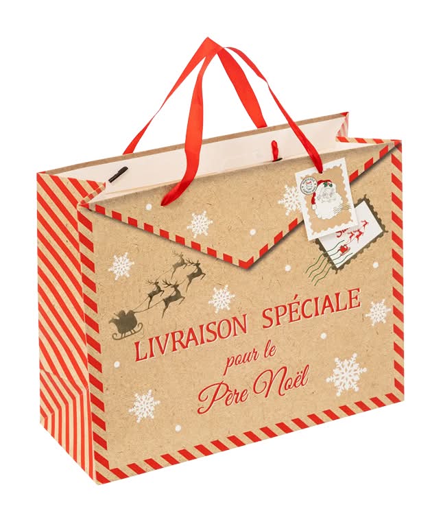 Sac Cadeau De Noel Livr/Spec. - Xmass Gift Bag Livr/Spec.
