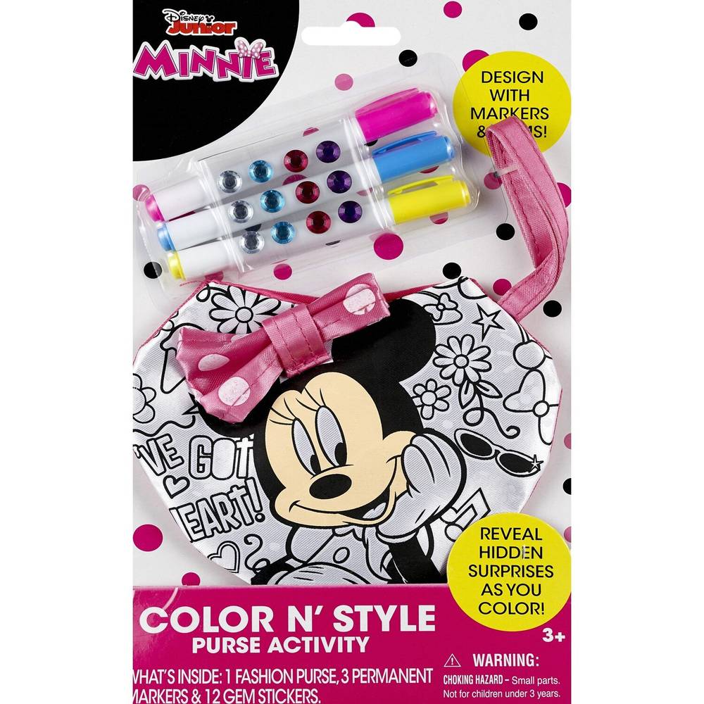 Disney Color N' Style Purse Activity, Assorted Characters