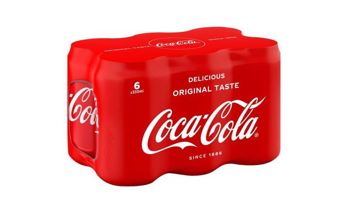 Coca-Cola 6 x 330ml Cans (539155)
