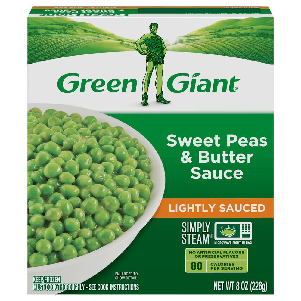 Green Giant Lightly Sauced Sweet Peas & Butter Sauce