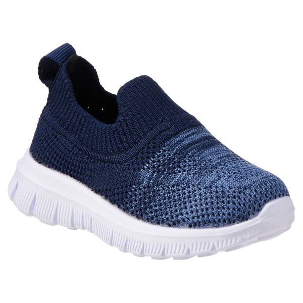 First Steps Boys Ombre Knit Sneaker, Navy, Size 6