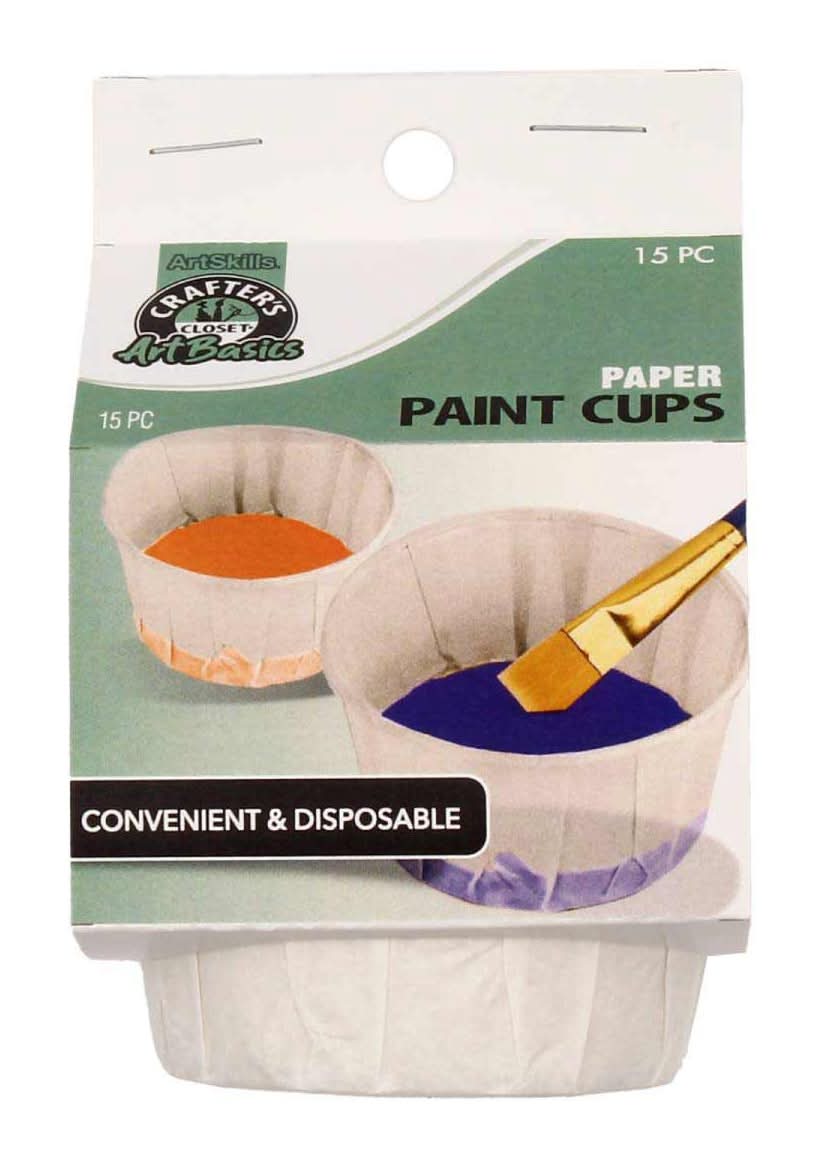 ArtSkills Crafter's Closet Art Basics Paper Paint Cups (15 ct)