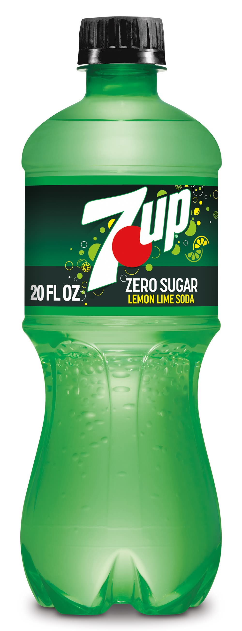 7UP Zero Sugar Soda, Lemon Lime (20 fl oz)
