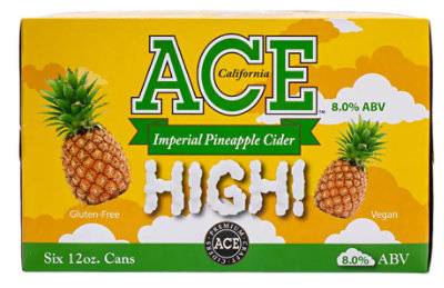 ACE High Imperial Pineapple Cider (6 x 12 oz)