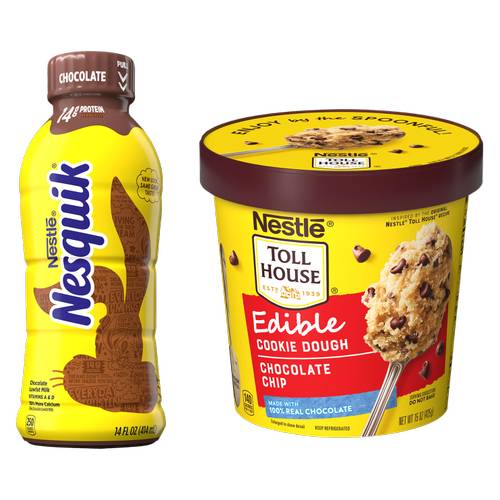 Nestle Cookie Dough & Chocolate Milk Bundle - 2ct