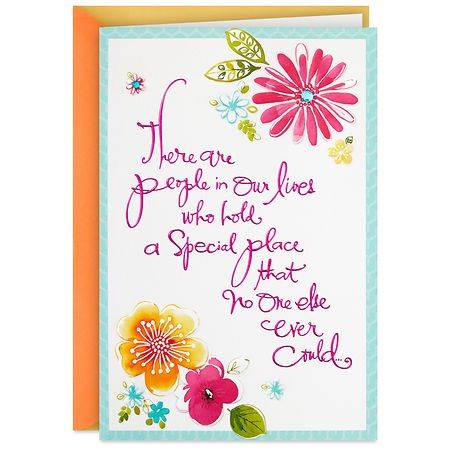 Hallmark Birthday Card for Friend (You Hold a Special Place in My Life Flowers) E49 - 1.0 ea