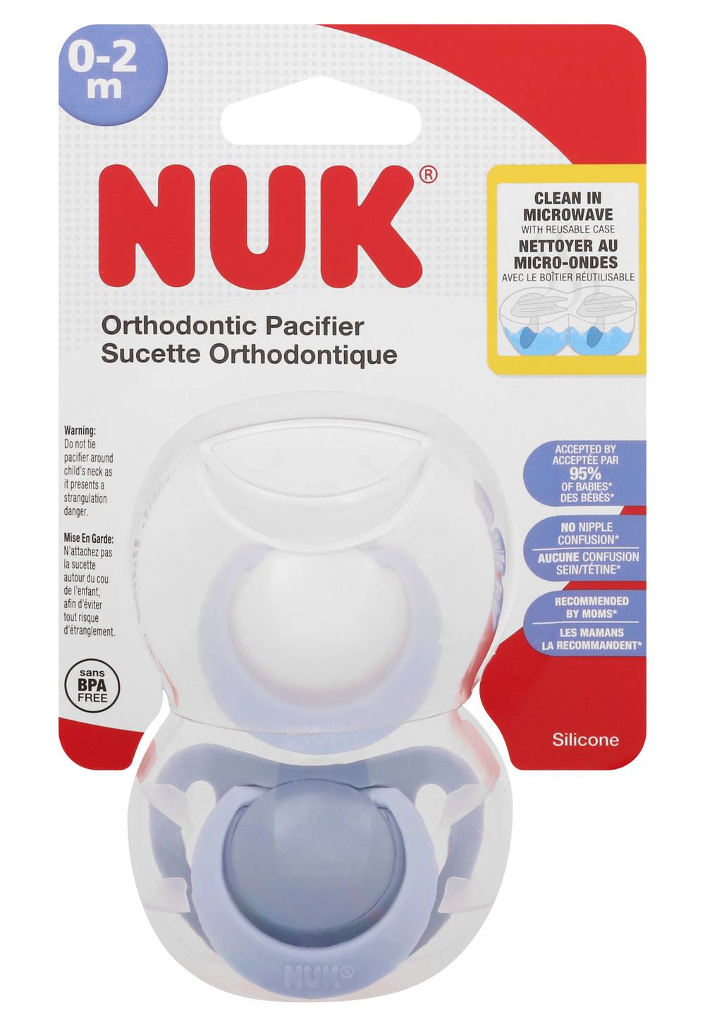 NUK Silicone Orthodontic Pacifier