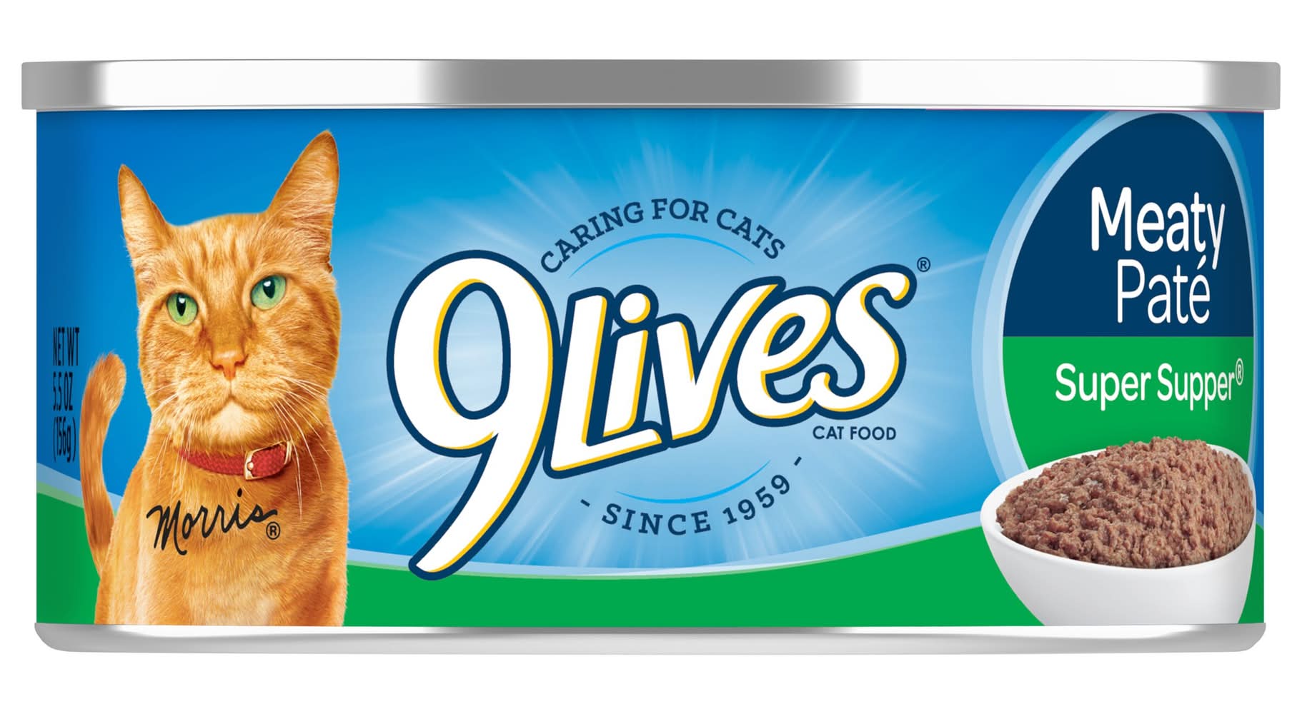 9 Lives(R) Super Supper Meaty Pate Wet Cat Food, Adult (5.5 oz)