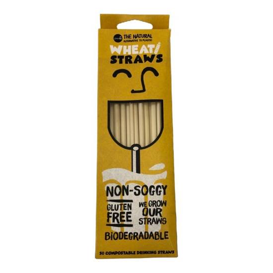 Greenlid Wheat Drinking Straws Biodegradable (50 units)