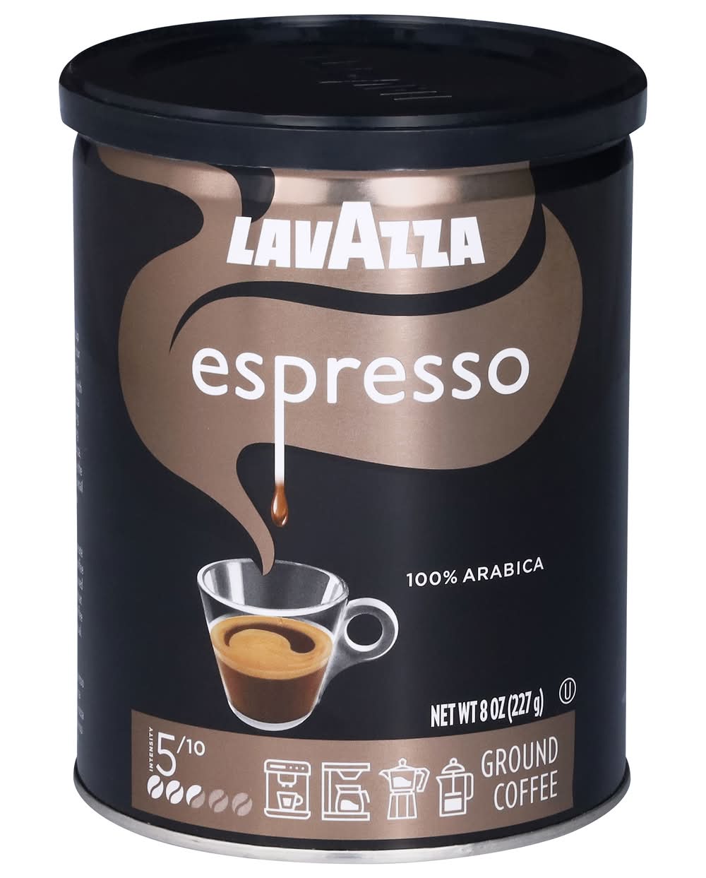 Lavazza 100% Arabica Ground Coffee, Espresso (8 oz)