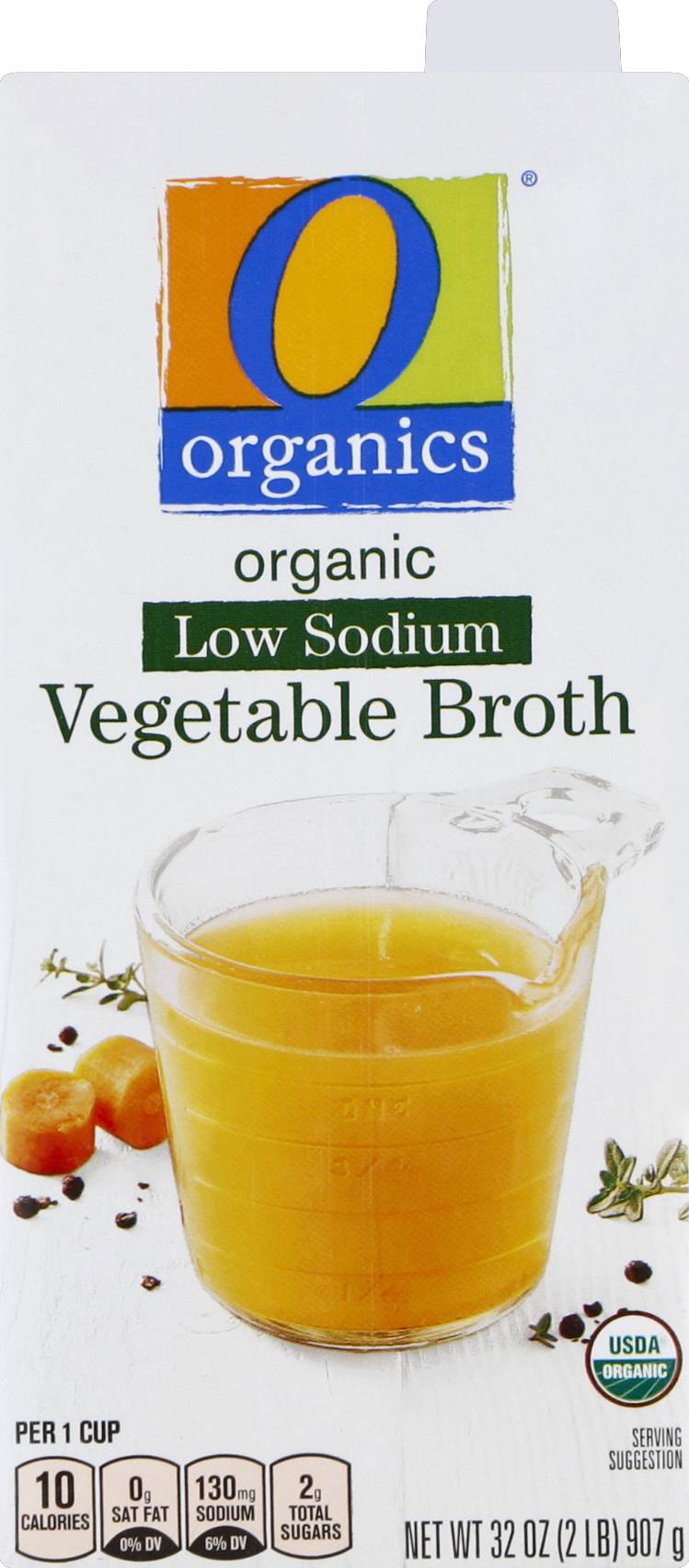O Organics Organic Low Sodium Vegetable Broth (32 oz)