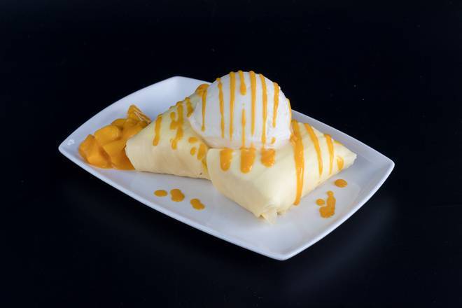 FD4 Mango Pancake with Sundae supreme 雪山芒果班戟