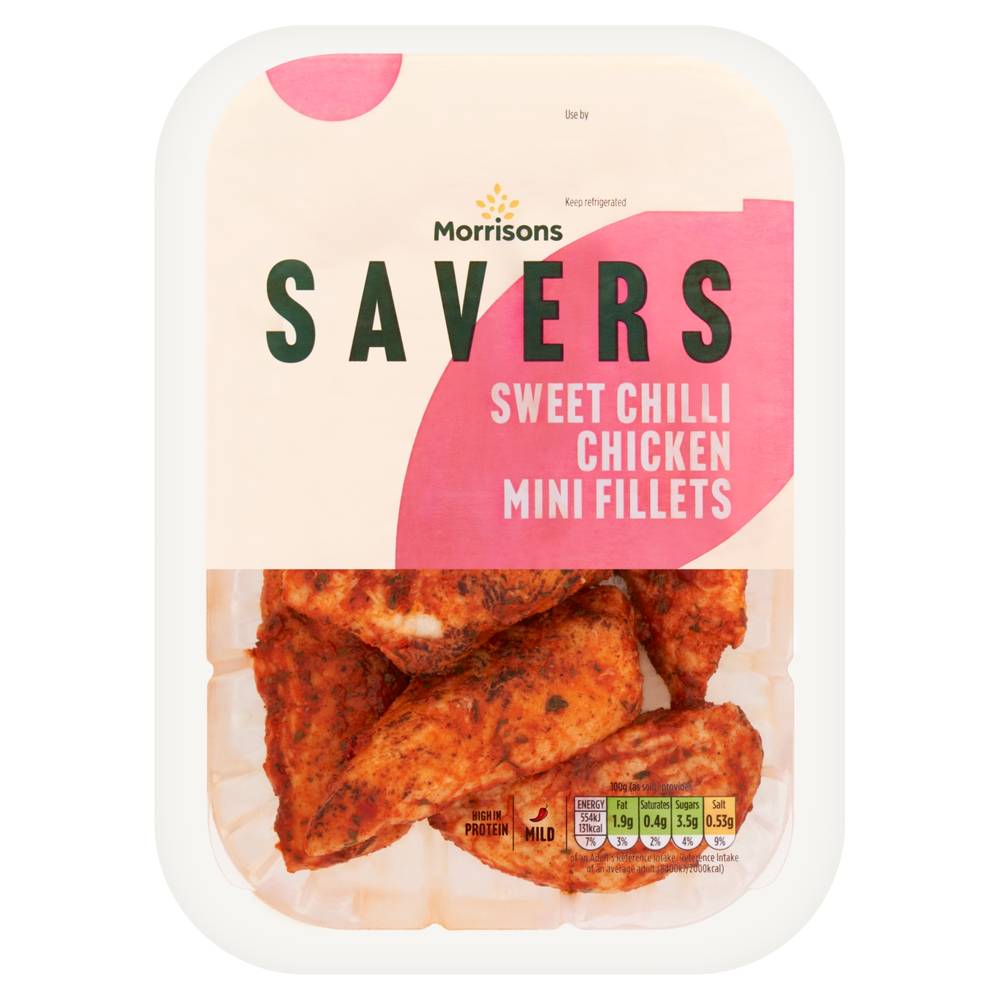 Morrisons Savers Sweet Chilli Chicken Mini Fillets (170g)