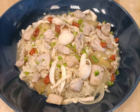 麻油雞腿丁燉飯