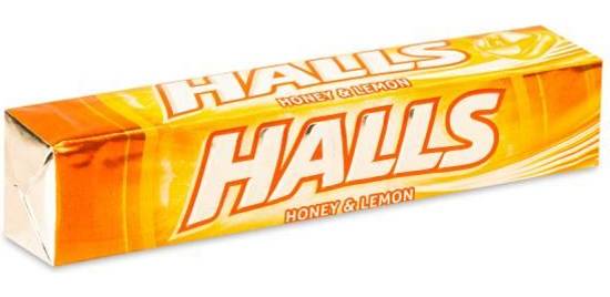 Halls Relief Honey Lemon Cough Drops 1.18oz Unit Unit