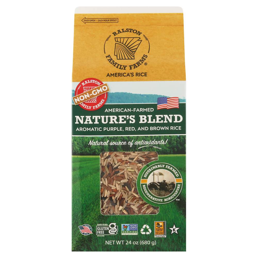 Ralston Family Farms Nature's Blend Purple, Red & Brown Rice (1.5 lbs)