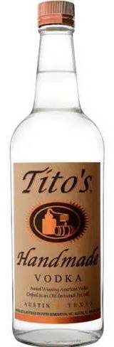 Titos, 750mL Vodka, (40% ABV)