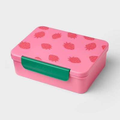Cat & Jack Leakproof Lunch Accessory Bento Box, Strawberry