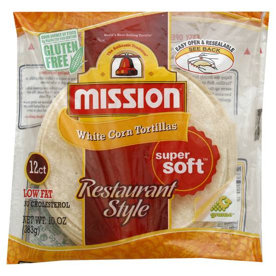 Mission Restaurant Style White Corn Tortillas
