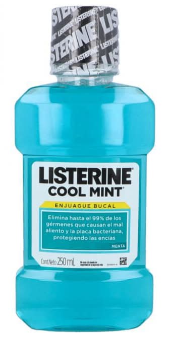 Listerine · Cool mint enjuague bucal frescura intensa, menta (250 ml)