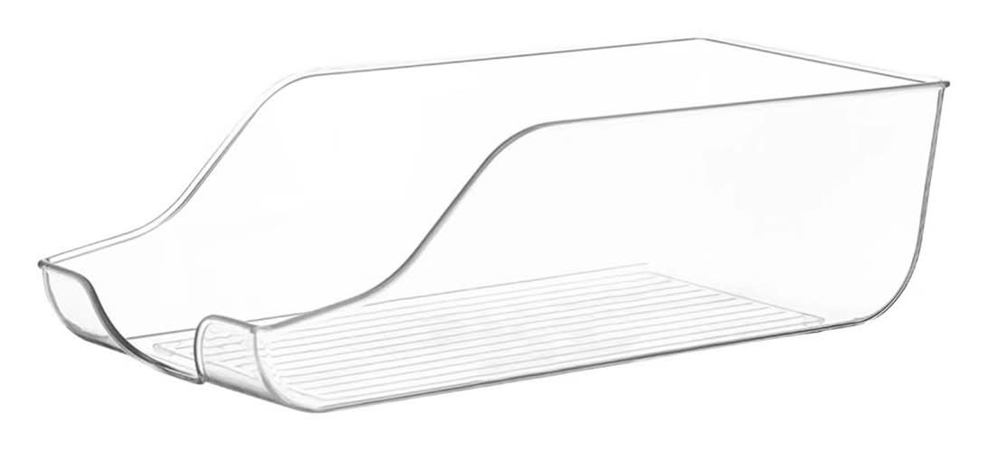 TrueLiving Soda Can Organizer, Clear