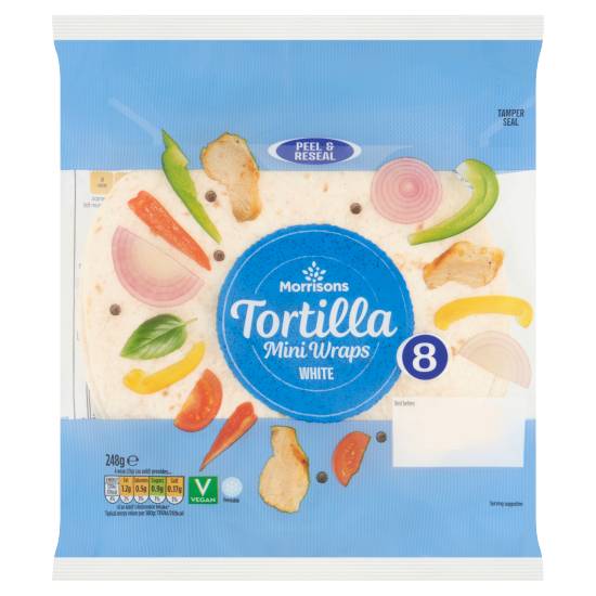 Morrisons Tortilla White Mini Wraps (8 pack)