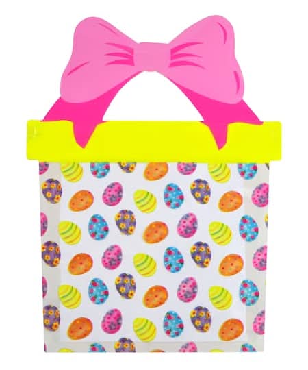 Easter Egg Treat Bags With Bow Handles, 10Ct. By Makery