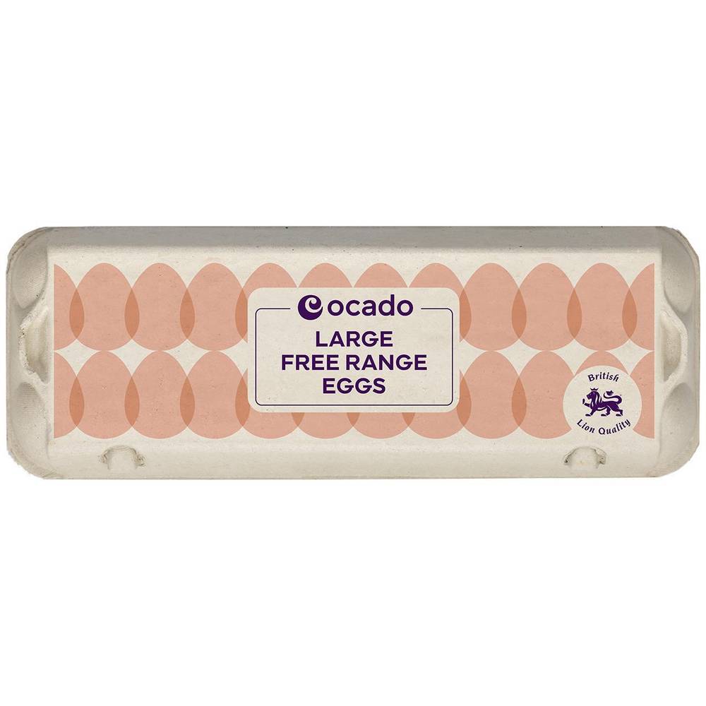 Ocado Large Free Range Eggs (12 per pack)
