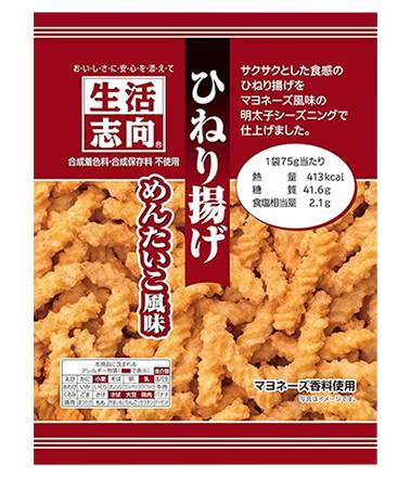 31_生活志向　ひねり揚げめんたいこ風味（75g）