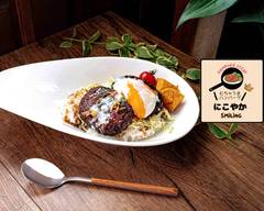 むちゃうまハンバーグ にこやか😊 Hyper delicious hamburger steak smilin