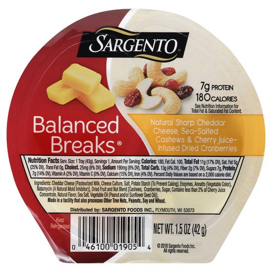Sargento Balanced Breaks Snack