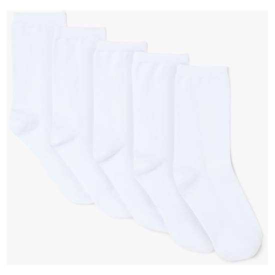 White Ankle Socks 5pp Wh