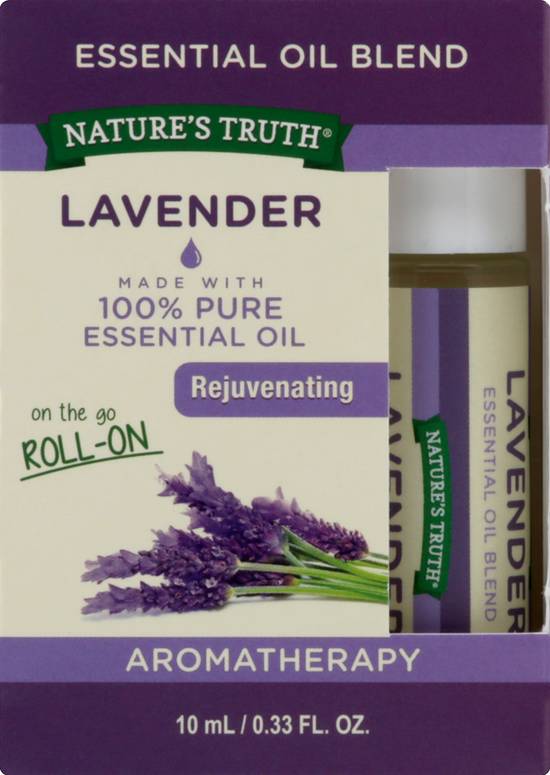 Nature's Truth Rejuvenating 100% Pure Essential Lavender Oil (0.33 fl oz)