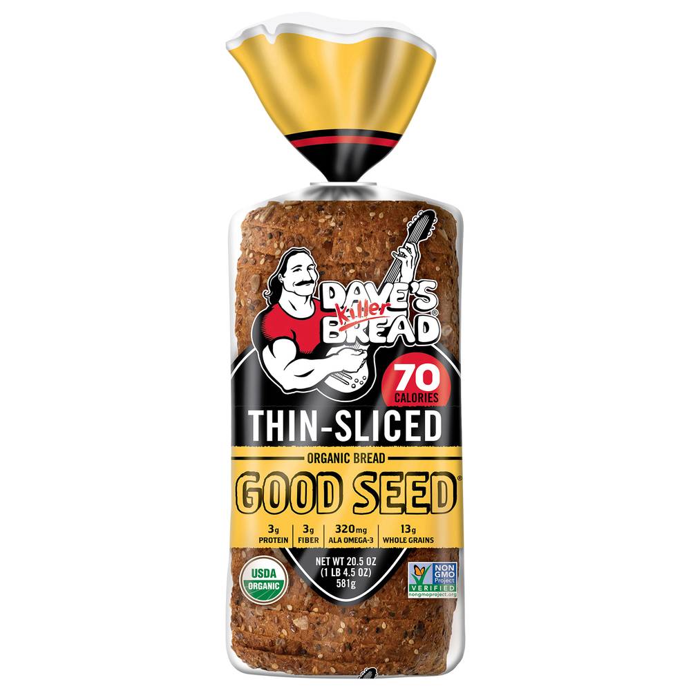 Dave's Killer Bread Organic Thin Sliced Good Seed Bread (20.5 oz)