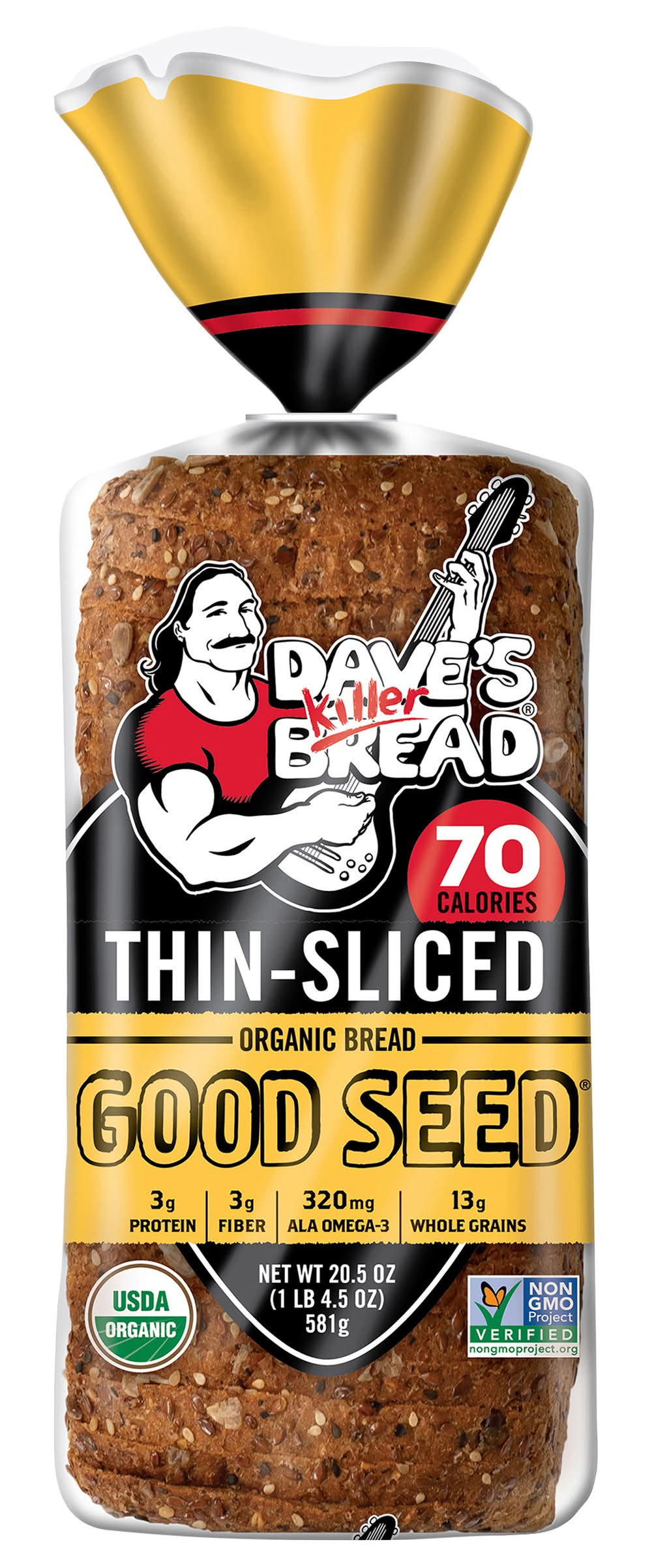 Dave's Killer Bread Organic Thin Sliced Good Seed Bread (20.5 oz)