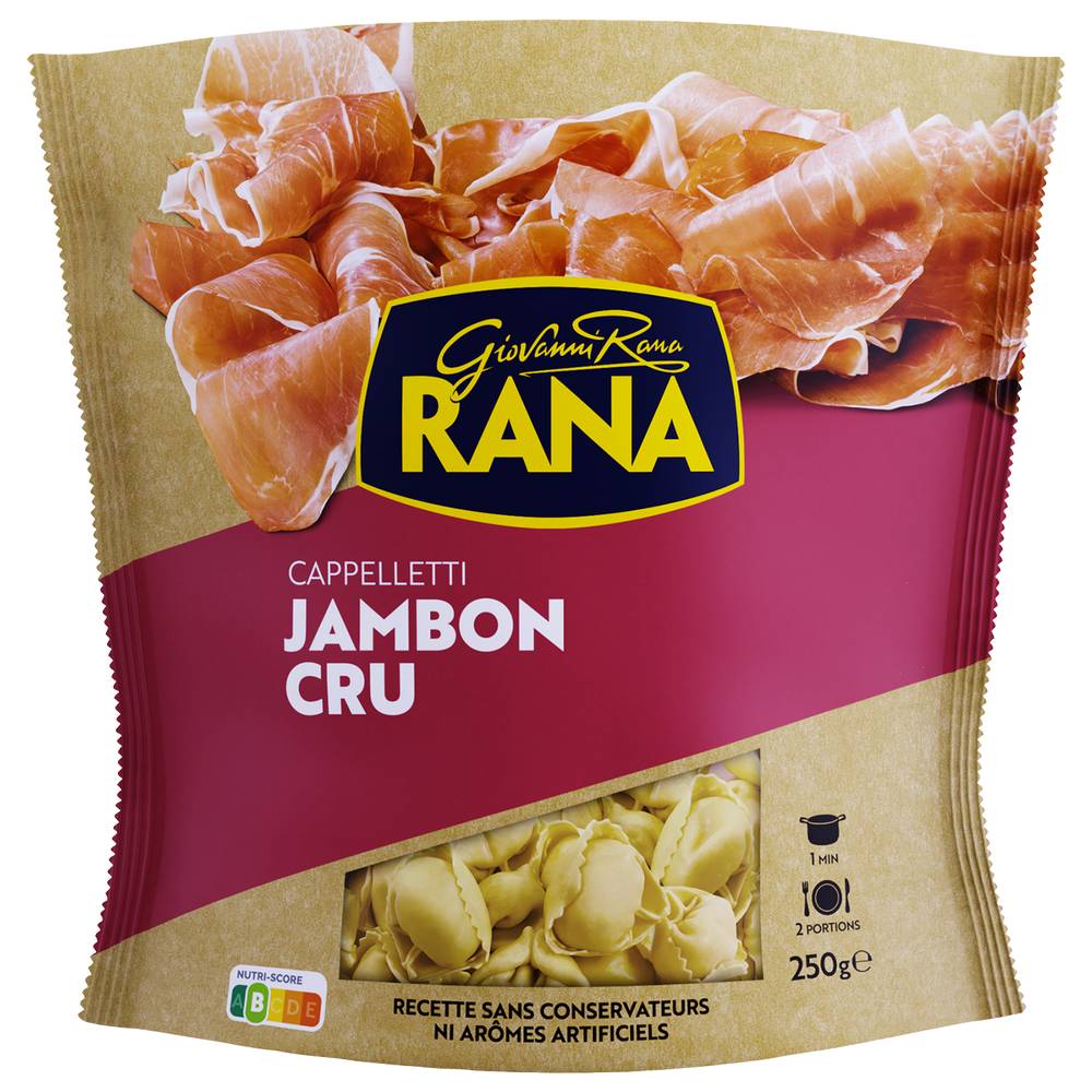 Rana pâtes fraîches cappelletti jambon cru