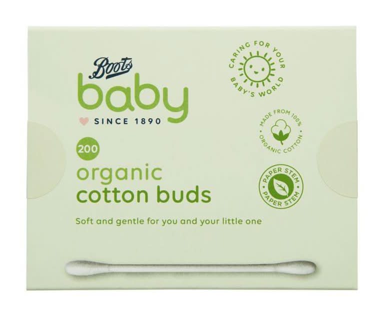 Boots Baby Organic Cotton Buds (200 pack)
