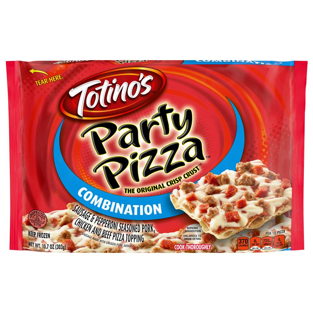 Totino's Combination Party Pizza the Original Crisp Crust