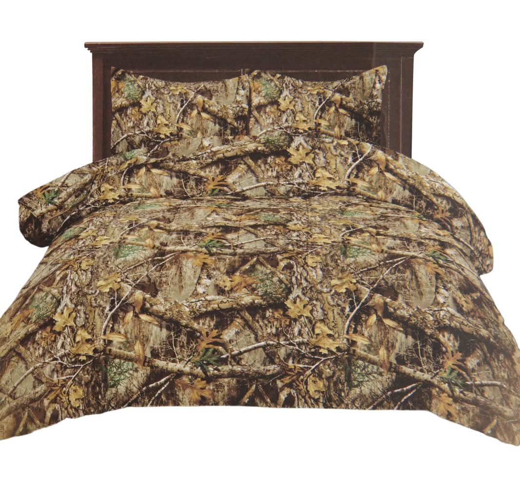 Realtree Comforter Set, Queen, Brown (3 ct)